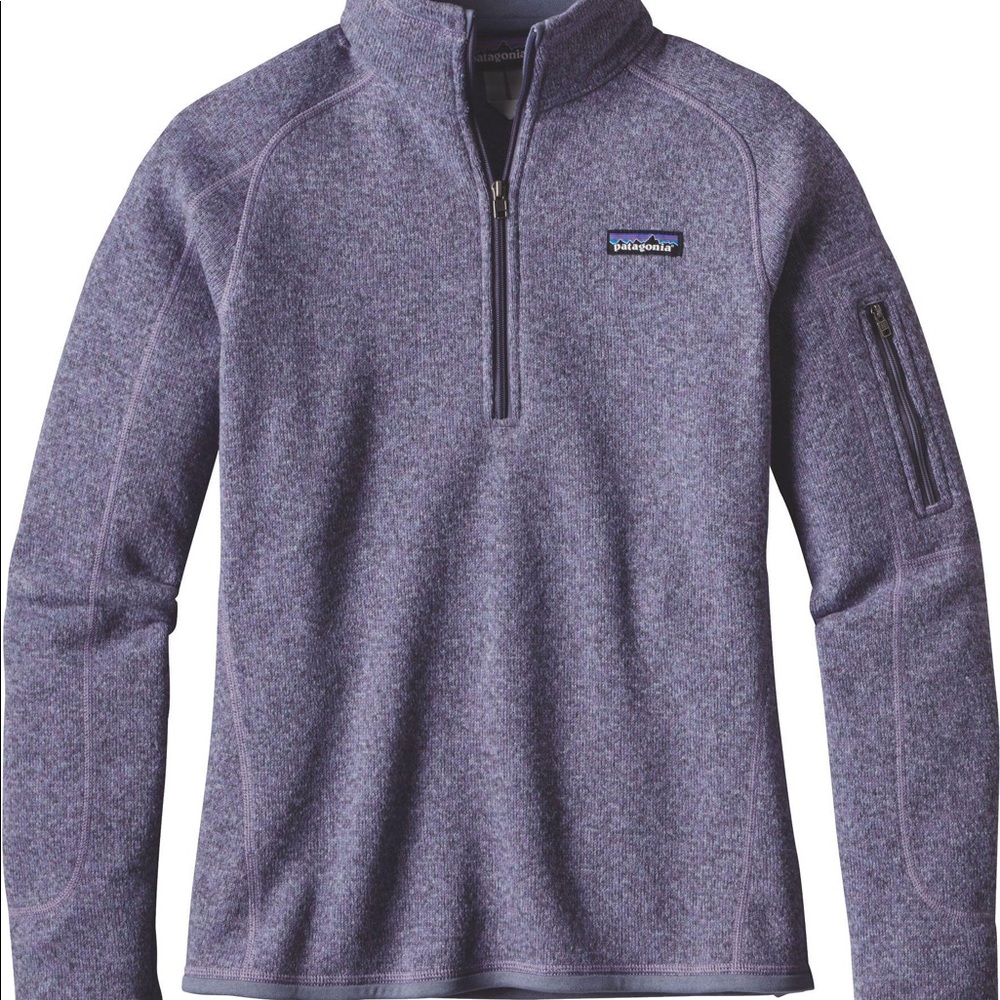 Patagonia Women’s Purple Better Sweater 1/4-Zip Fleece Jacket